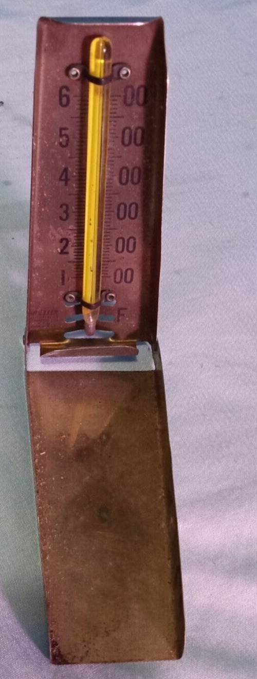 Vintage Moeller Thermometer 600 degF Foldable / Industrial