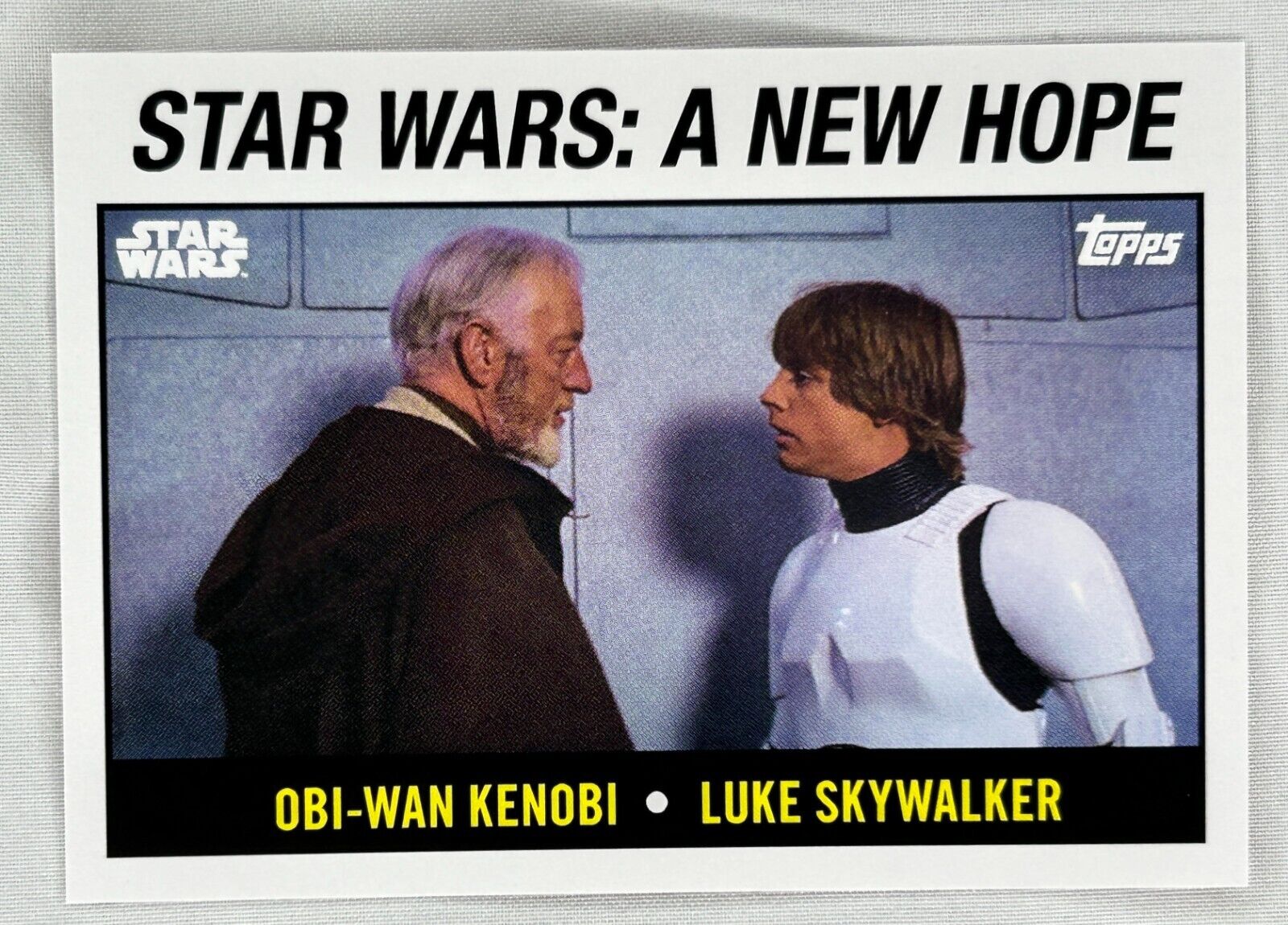 Luke Skywalker 2024 Topps Throwback Thursday Star Wars #77 Image Variation SP