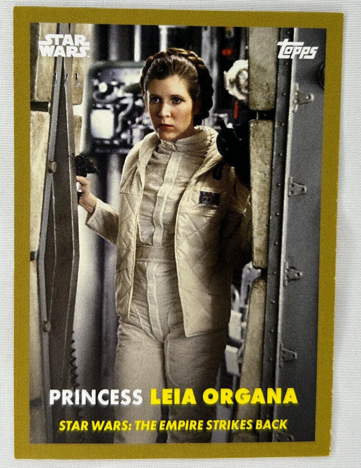 Princess Leia Organa 2024 Topps Throwback Thursday Star Wars TBT #61  GOLD 1/1