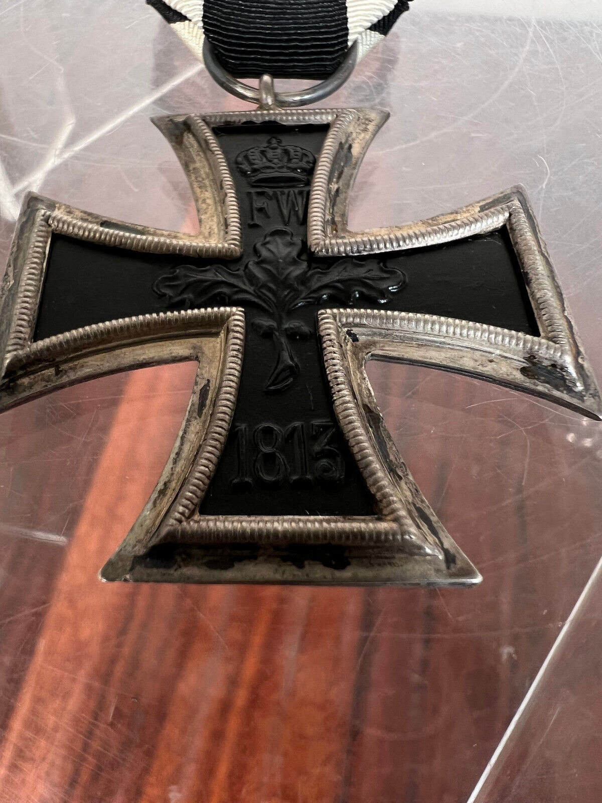 Vintage Antique WW1 German Imperial 2nd Class Iron Cross Medal 1813-1914