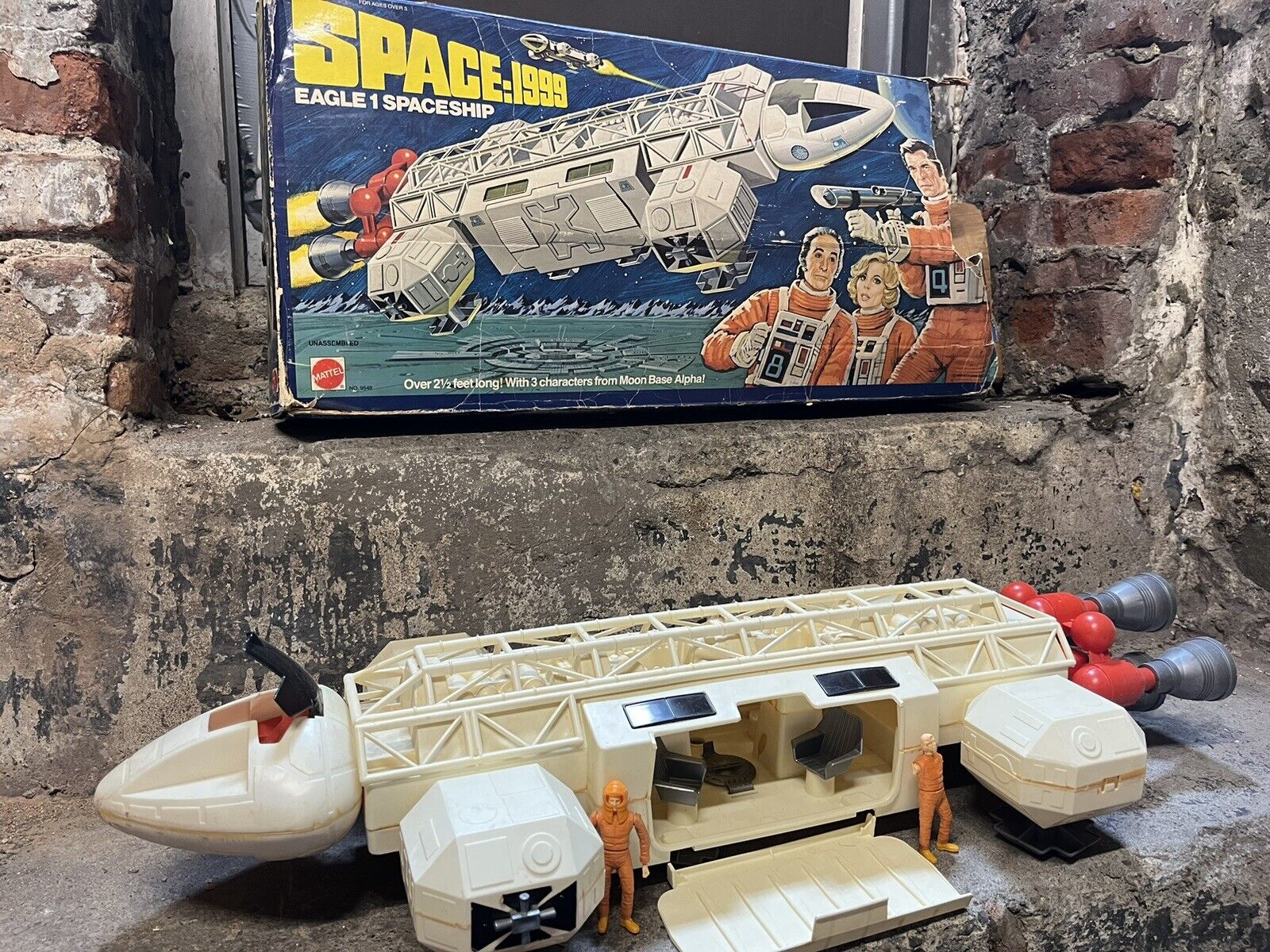 Vintage 1976 Mattel Space 1999 Eagle 1 Spaceship W/ Original Box, Incomplete