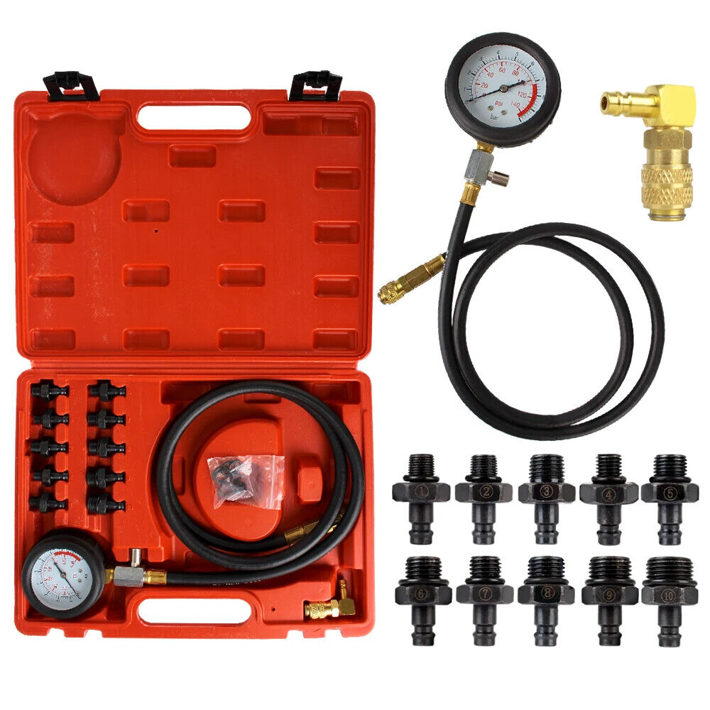 Car Oil Pressure Test Sensor Kit Diagnostics Tools Quick Coupling Warning Device