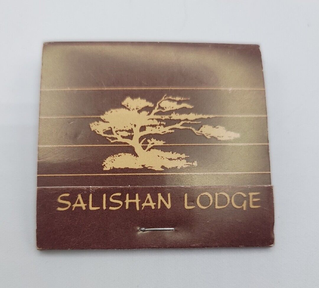 Vintage Matchbook Salishan Lodge Gleneden Beach Oregon Golf Club 30 Matches 