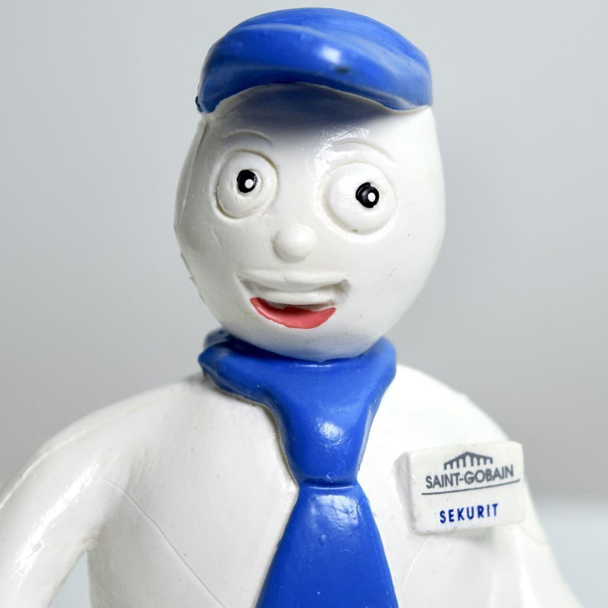 Vintage SaintGobain France PVC Advertising Character Figure Old Vintage and