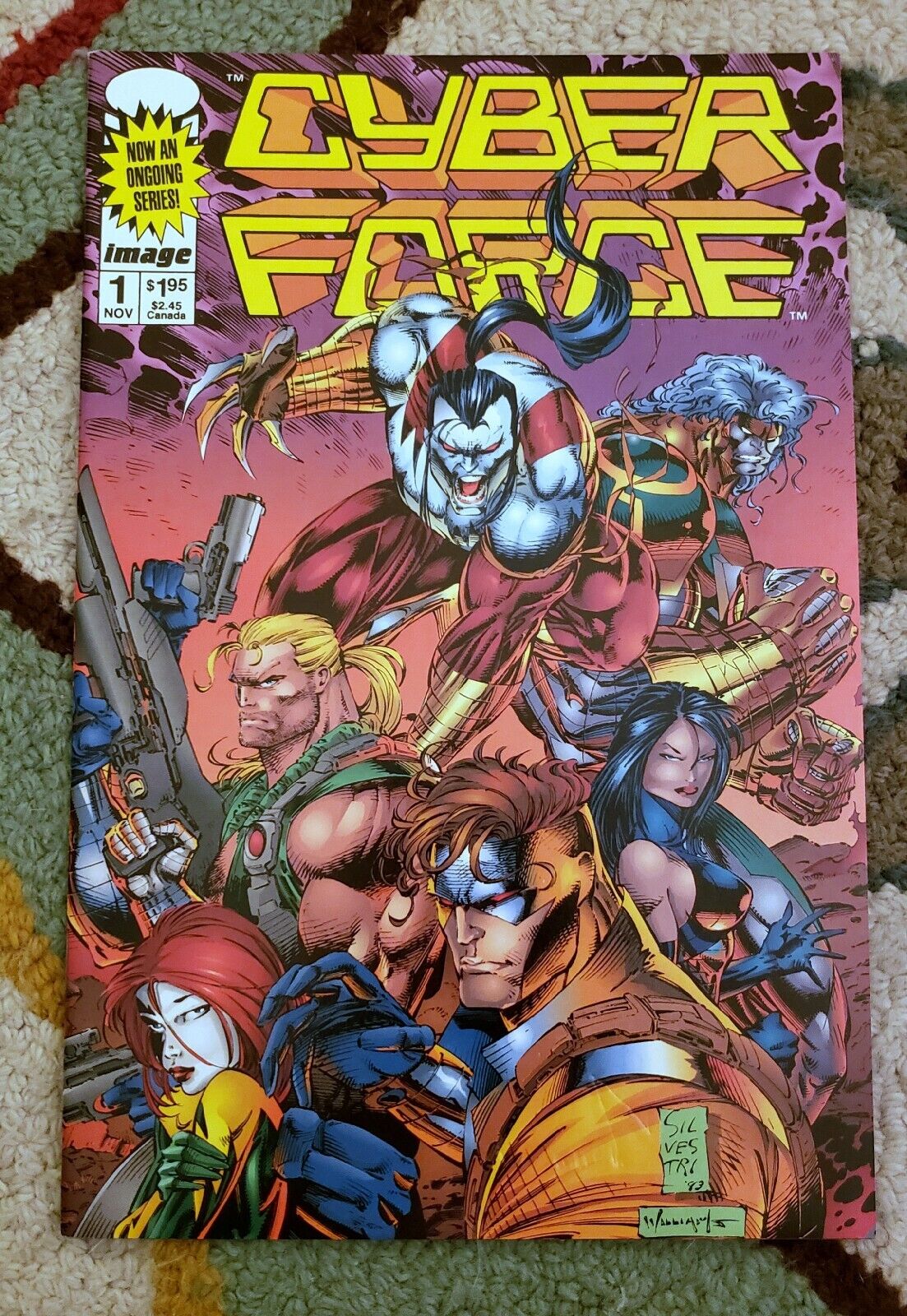Cyberforce #1 newsstand 1993 ongoing series NM 