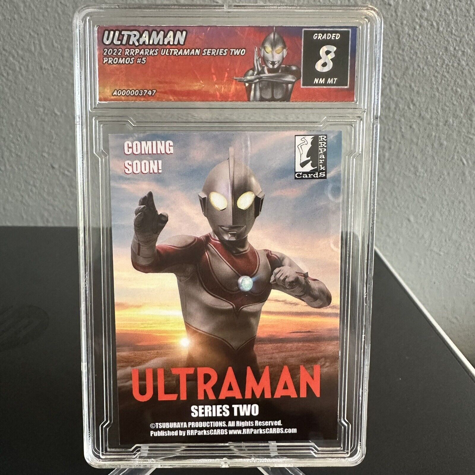 Ultraman Series 2 NSU Promo 5 Trading Card 2022 Non Sport Update RRParks Graded