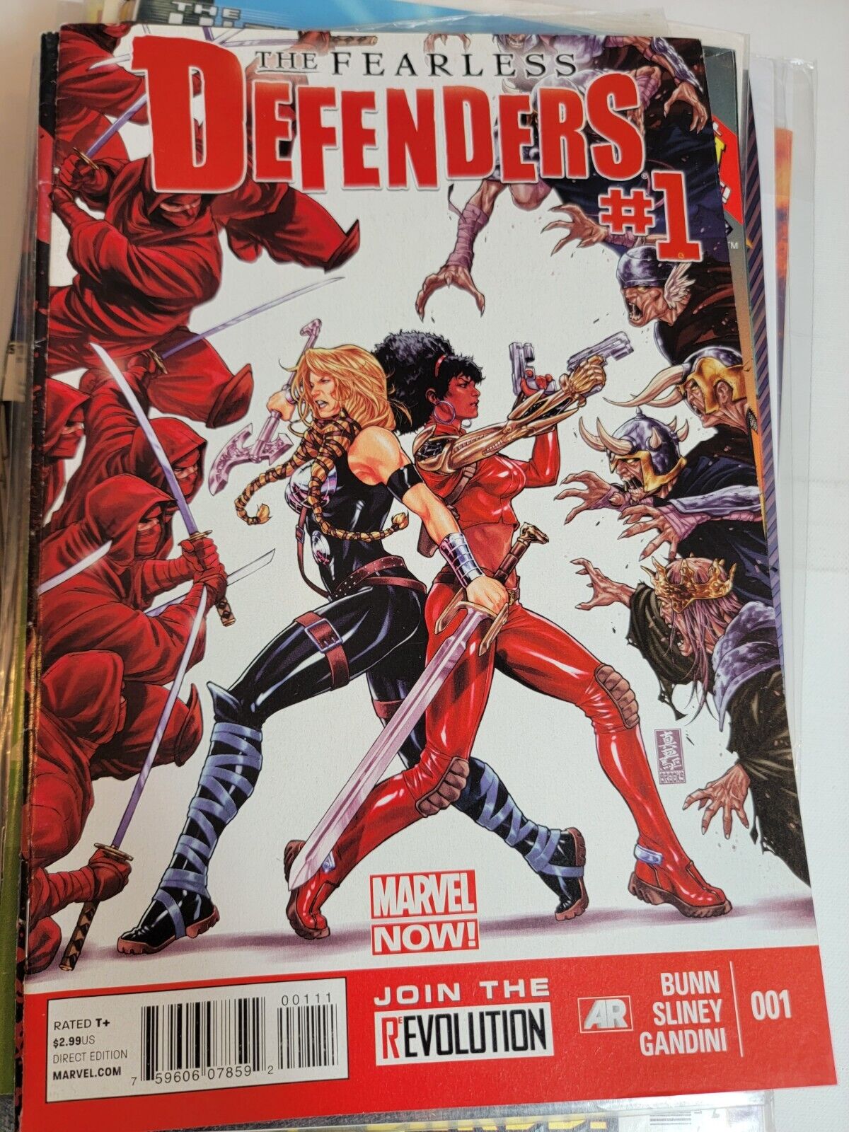 Comic Book Marvel Comics Fearless Defenders #1 