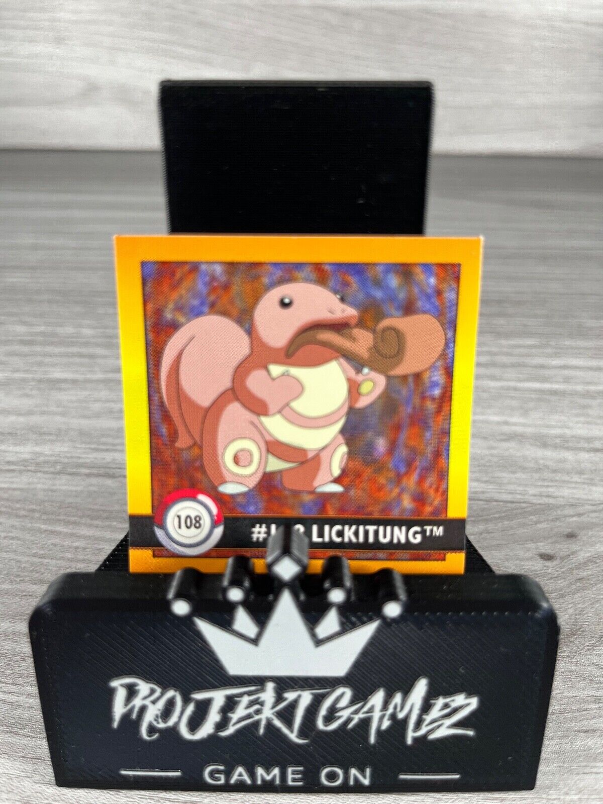 Lickitung 108 English Card Artbox Sticker 1999 Pokemon Card