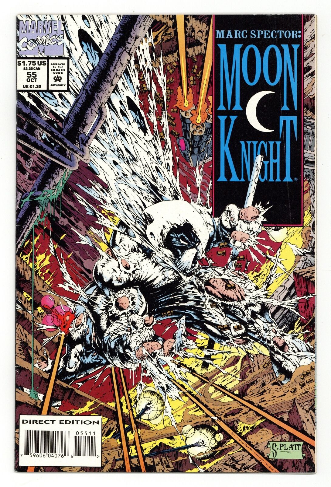 Marc Spector Moon Knight #55 VG 4.0 1993