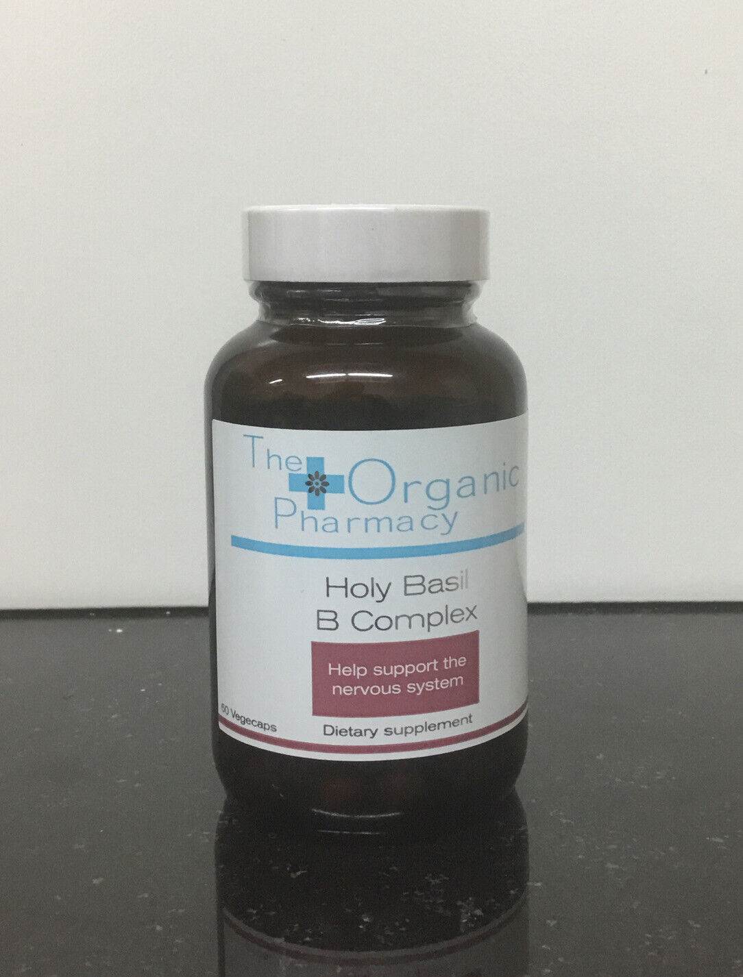The Organic Pharmacy Holy Basil B Complex Supplement 60 VEGECAPS