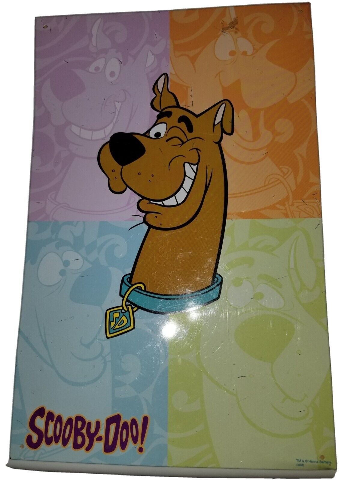 Scooby Doo Wall Hanging Decoration.  10 x 15 Inches.  Hanna Barbera