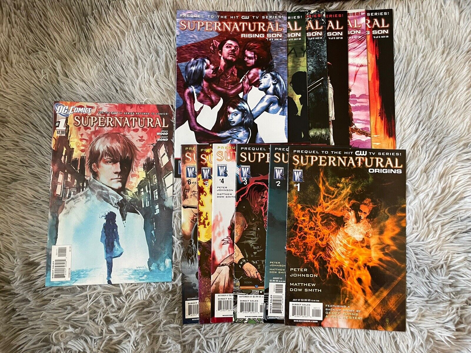 Supernatural Origins & Rising Son Prequel Comics #\'s 1-6 / 2007 / 2011 Rare Lot