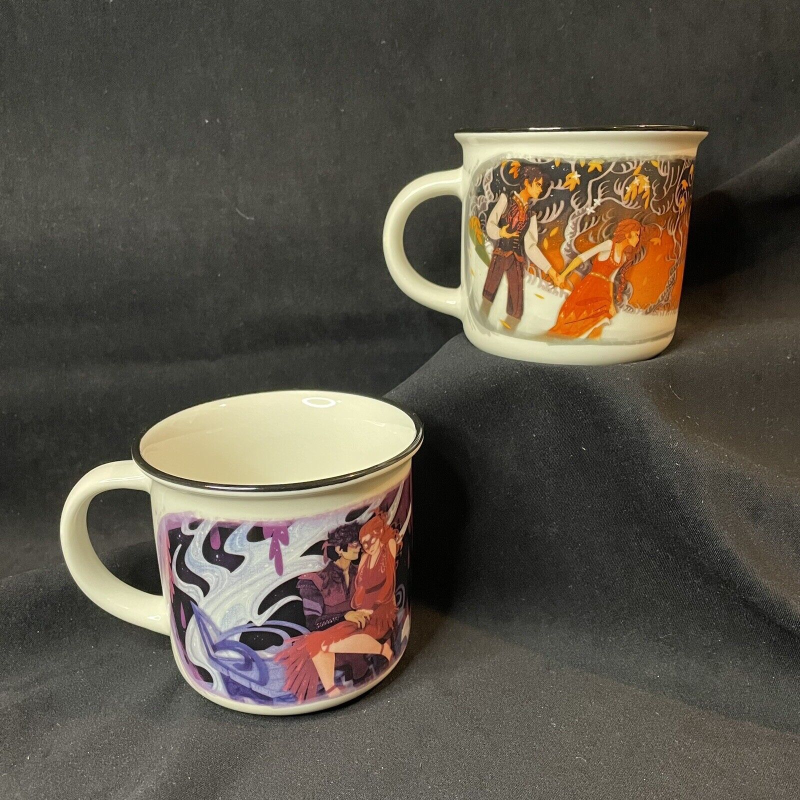 2 Illumicrate Rosiethorns88 Fantasy Mugs, Behind the Veil, Heart of the Wood