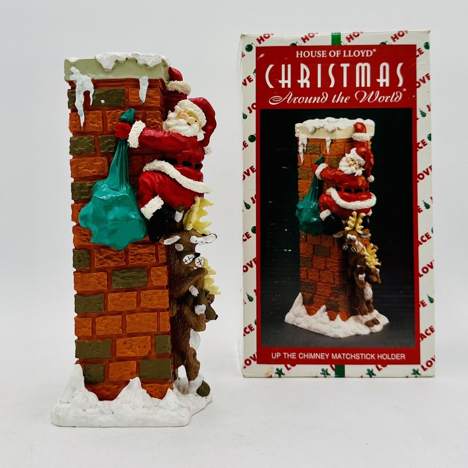 House Of Lloyd Christmas Around The World Santa Claus Up The Chimney Matchstick