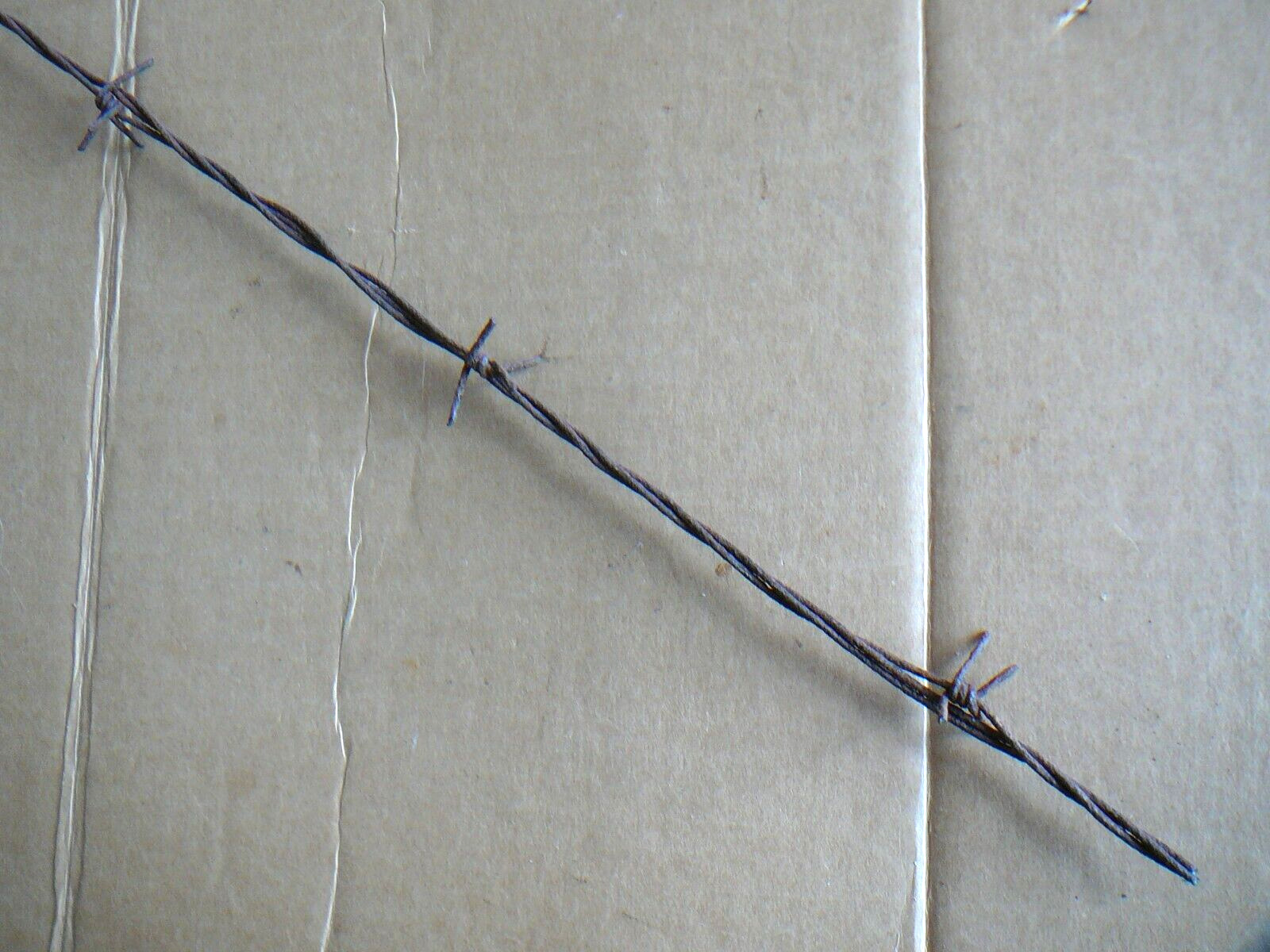 Italian WWII Four Point on 3 Lines Entanglement War Wire  -  ANTIQUE BARBED WIRE