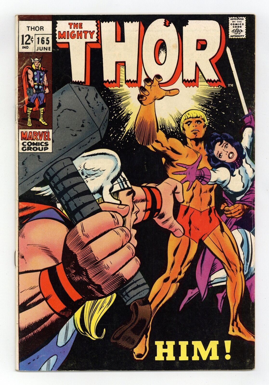 Thor #165 VG+ 4.5 1969 1st full app. Adam Warlock