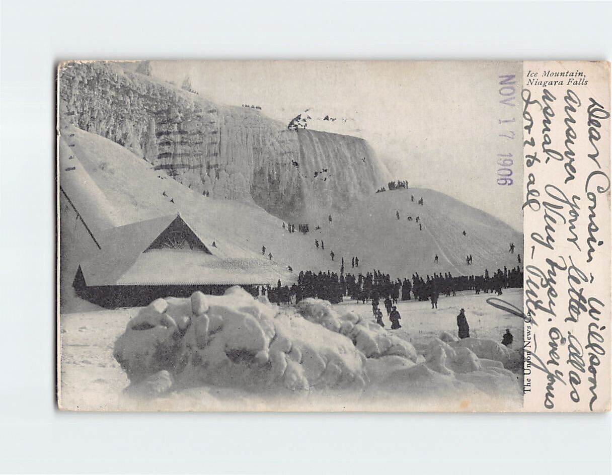 Postcard Ice Mountain Niagara Falls North America