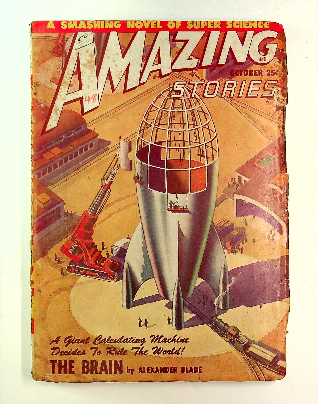 Amazing Stories Pulp Oct 1948 Vol. 22 #10 GD+ 2.5