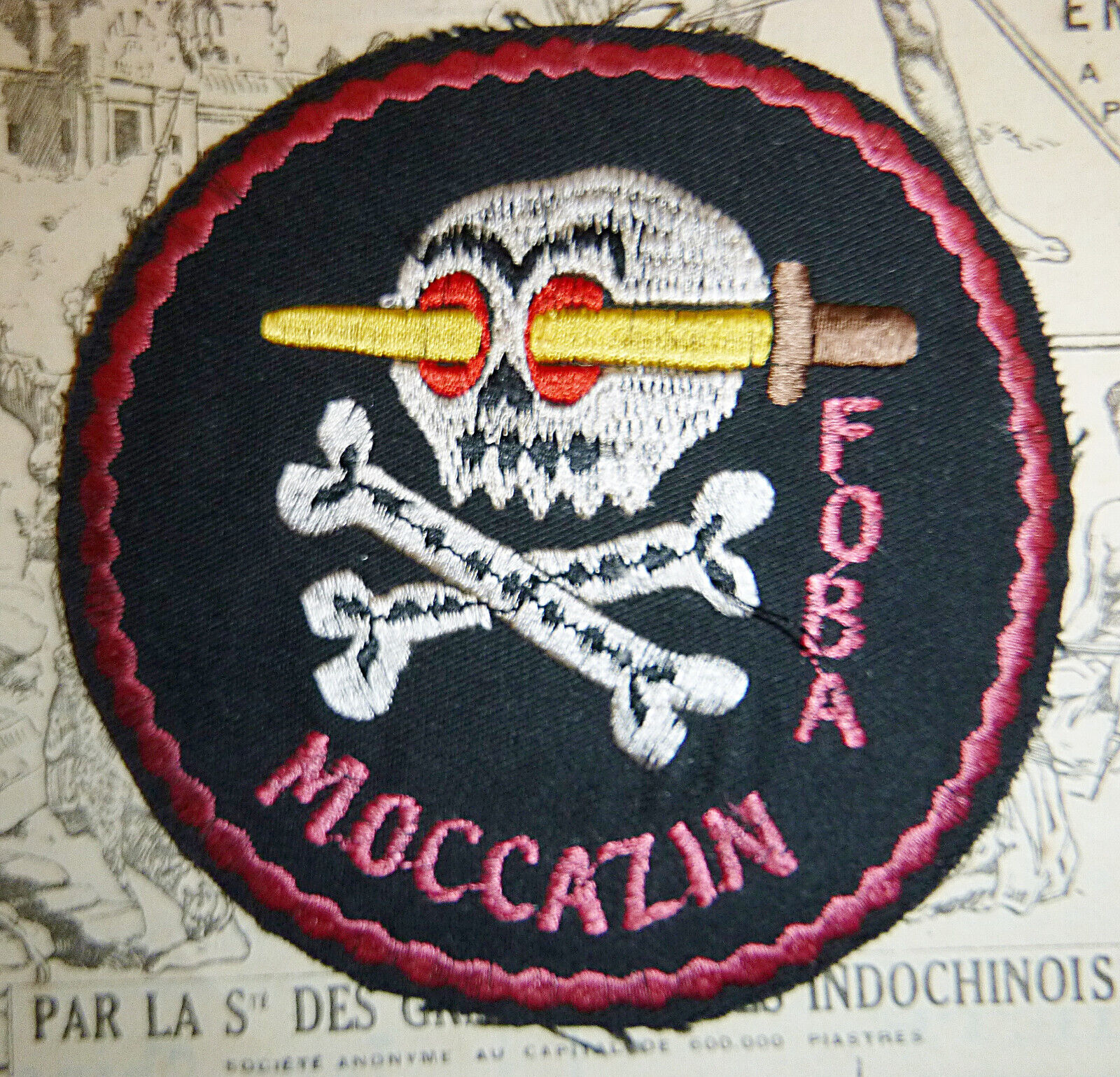 MONKEY MOUNTAIN - Patch - FOB A - MACV-SOG - RT MOCCAZIN - Vietnam War - #.373