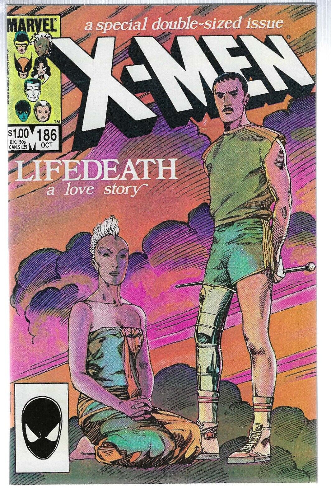 UNCANNY X-MEN #186 1984 9.6/NM+ HOT Lifedeath X-Men '97 Tie-In NICE BWS CGC IT