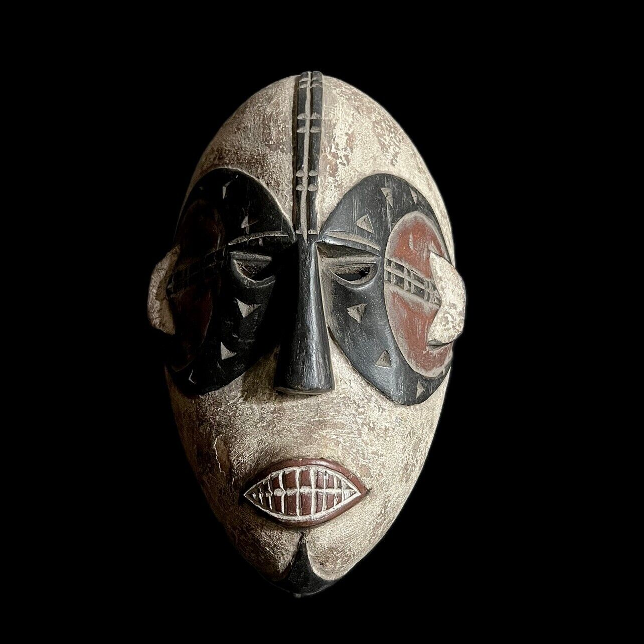 African Tribal Wood masks Wood Masks Hanging Art Igbo antique-G1692