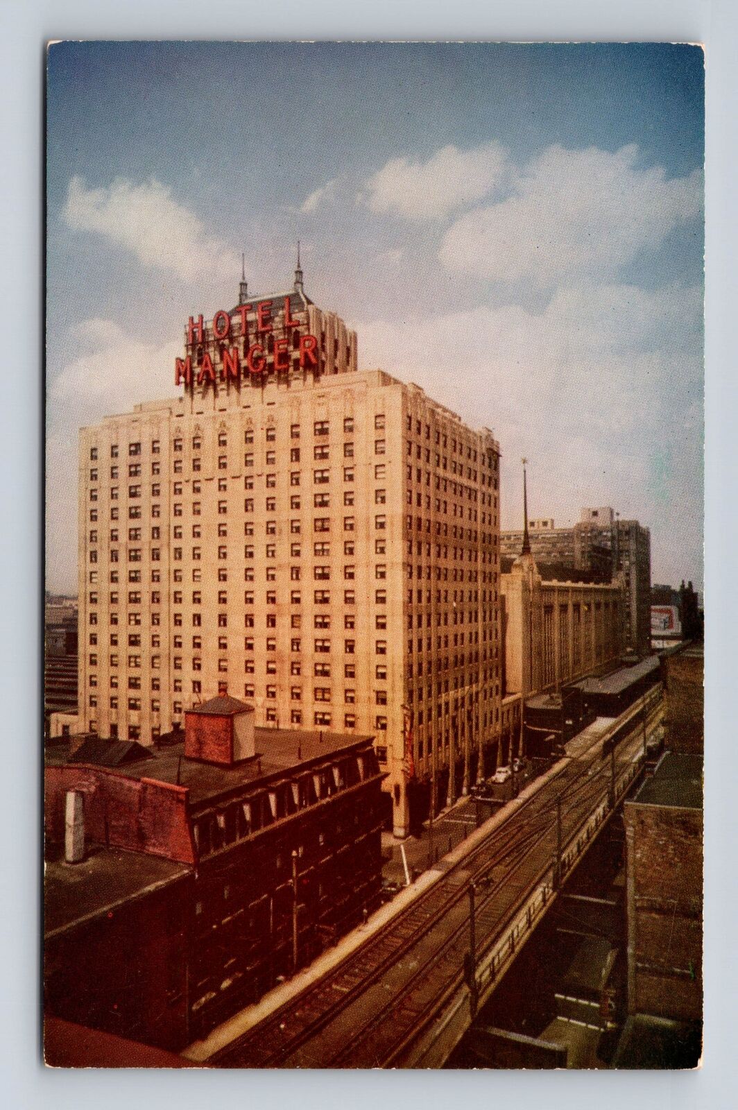 Boston MA-Massachusetts, Hotel Manger, Advertising, Antique Vintage Postcard