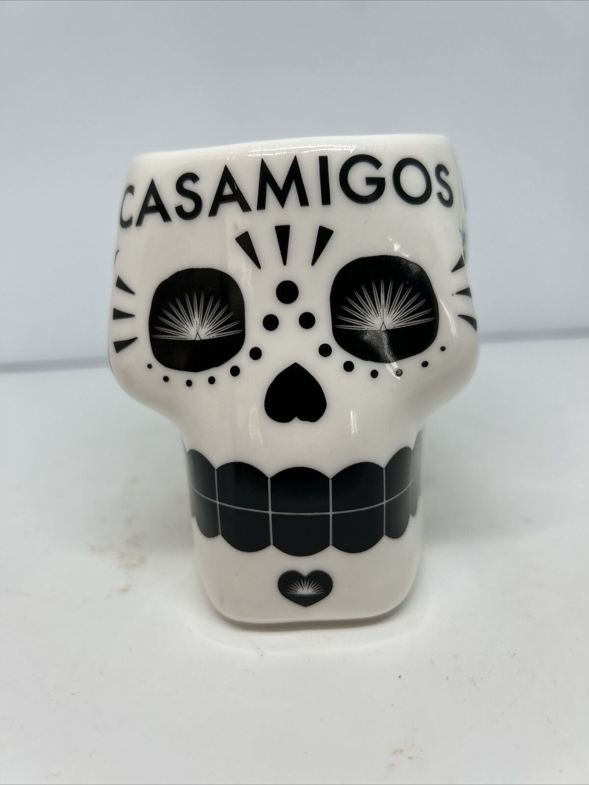 CASAMIGOS Tequila Skull Mug Skeleton  George Clooney 9 oz