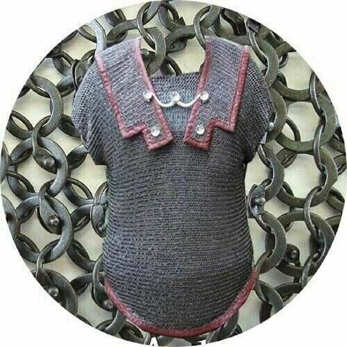 Lorica Hamata Medieval Chainmail Shirt 6 mm Riveted Chainmail Armor Reenactment