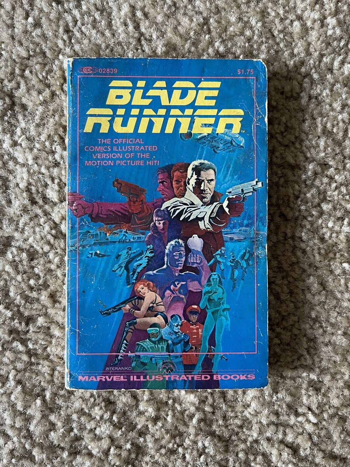 Blade Runner Marvel Illustrated Book Comic 1982 First Edition Stan Lee Steranko