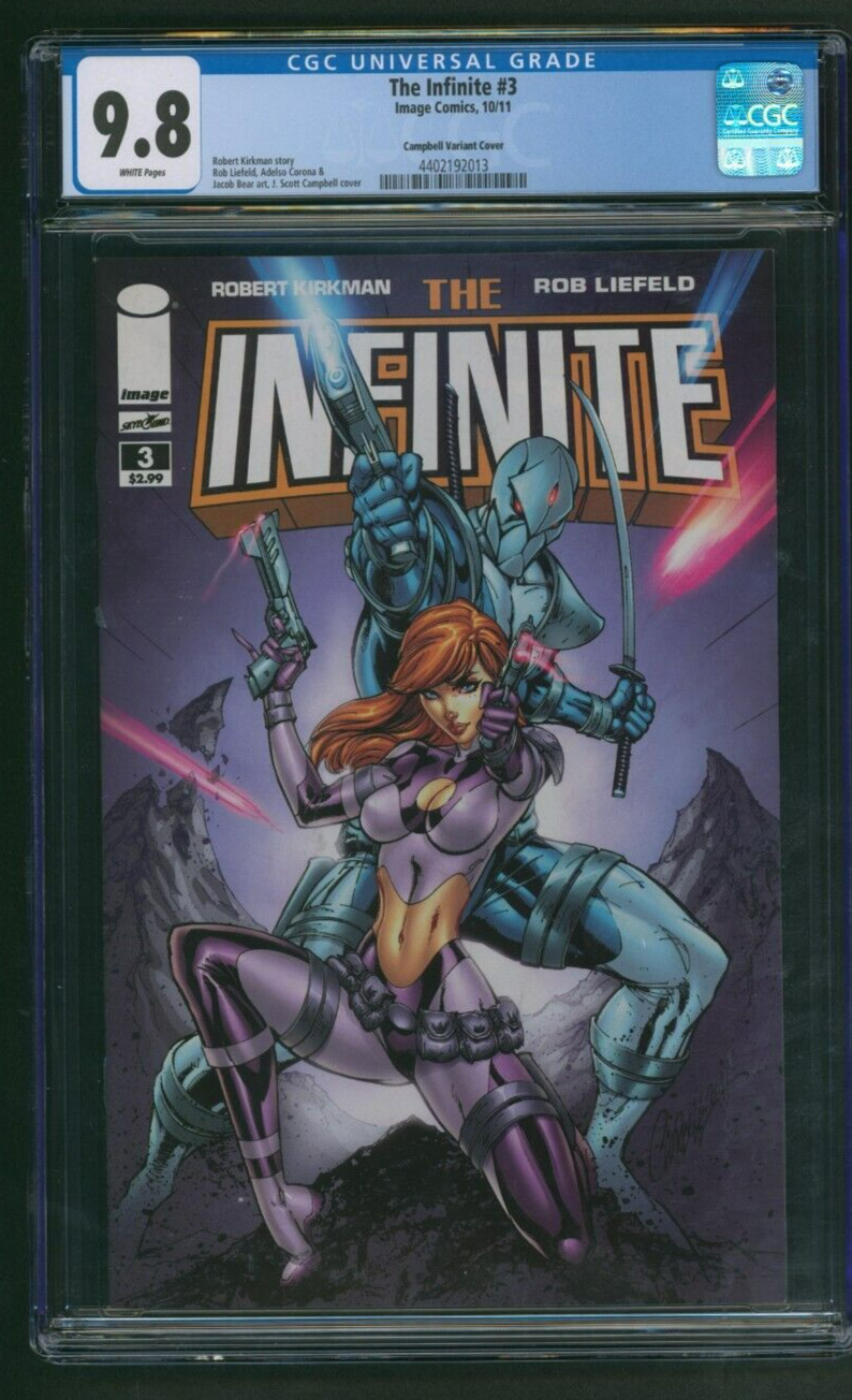 The Infinite #3 Campbell Variant CGC 9.8 Image Comics Liefeld