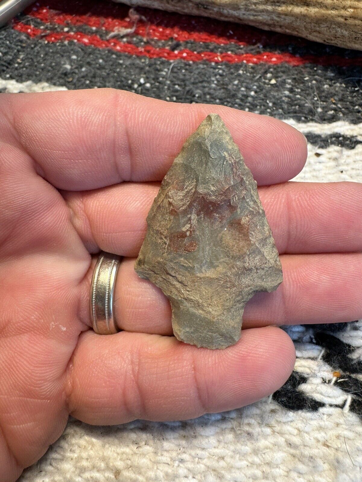 Colorful Stemmed Arrowhead Archaic Period Wise County Virginia. M24