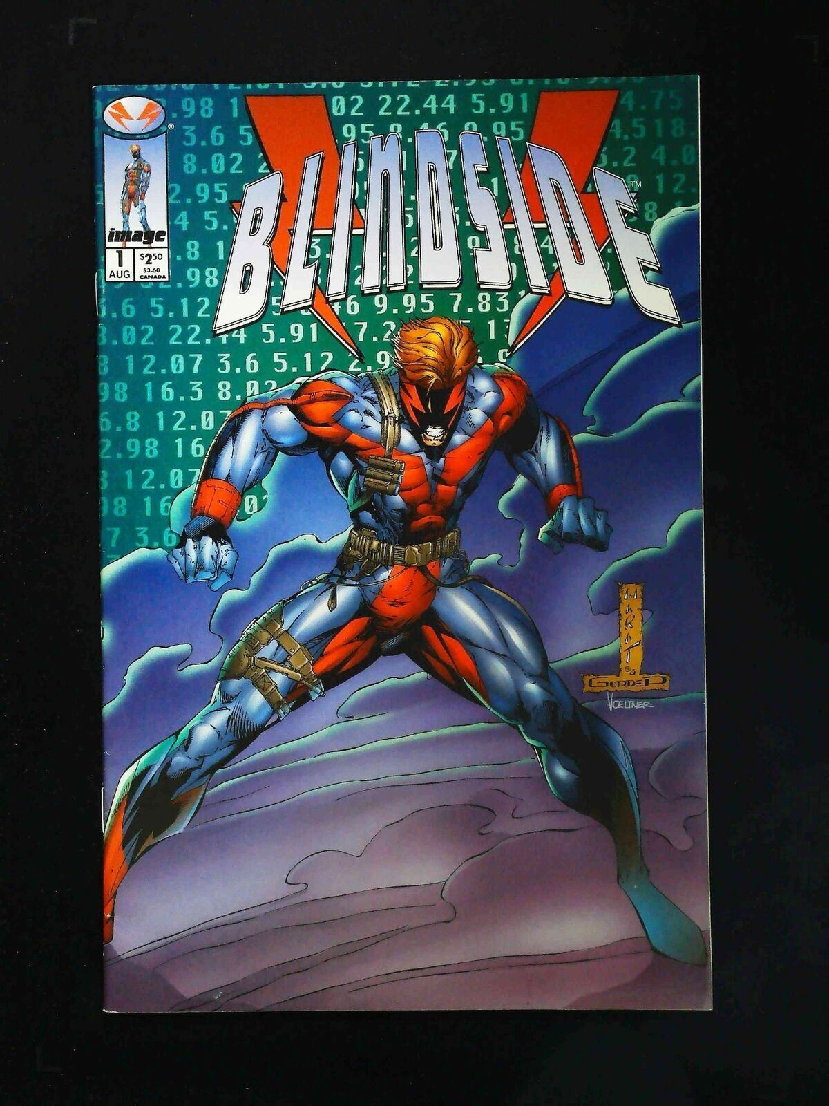 Blindside #1B  Image Comics 1996 Vf+  Variant Cover