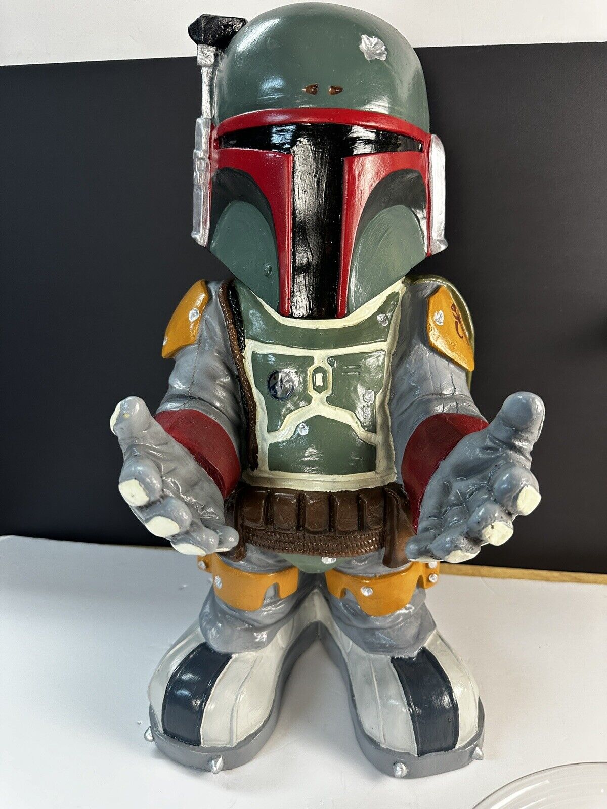 Star Wars  Boba Fett Rubie’s Star Wars Candy Bowl Holder Statue 20\