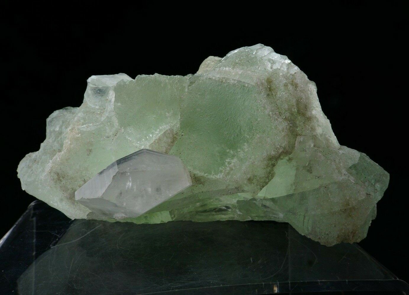 Fluorite and Calcite / Rare Cabinet Mineral Specimen / Xianghualing Mine, China