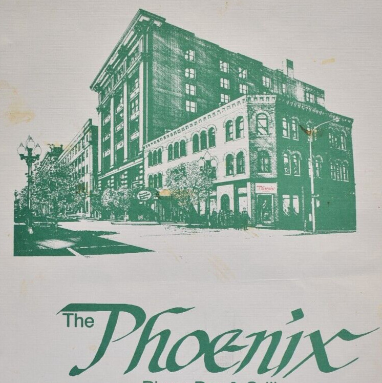 1980s The Phoenix Bar Grill Restaurant Menu Spaghetti Factory Kansas City MO