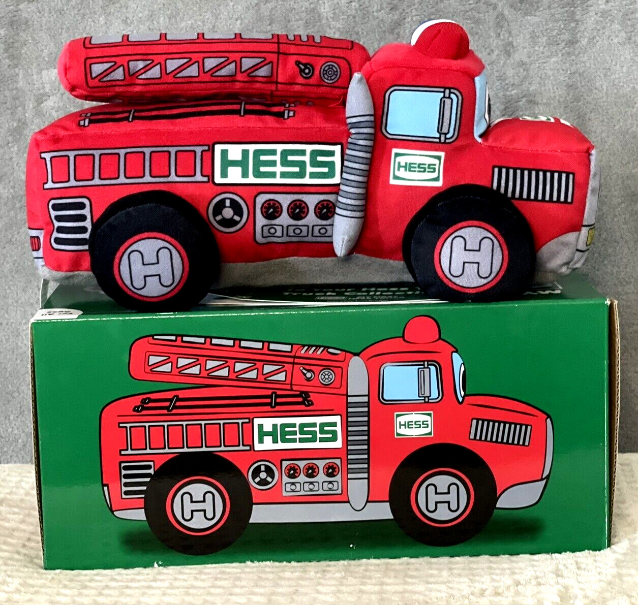 Hess Plush My First Hess Truck 2020 Fire Truck with Lights & Sound