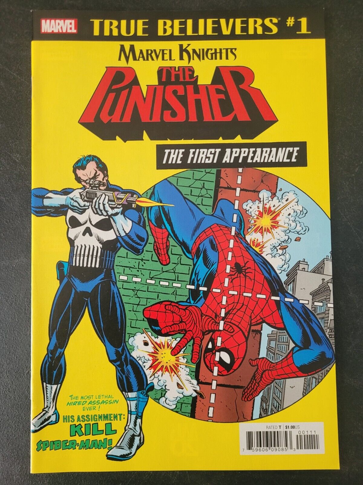 TRUE BELIEVERS: MARVEL KNIGHTS THE PUNISHER #1  SPIDER-MAN #129 1ST APPEARANCE