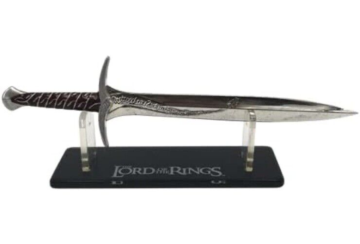 Lord Of The Rings Sting - Frodo Baggins Elvish Sword Scaled Replica W/Stand