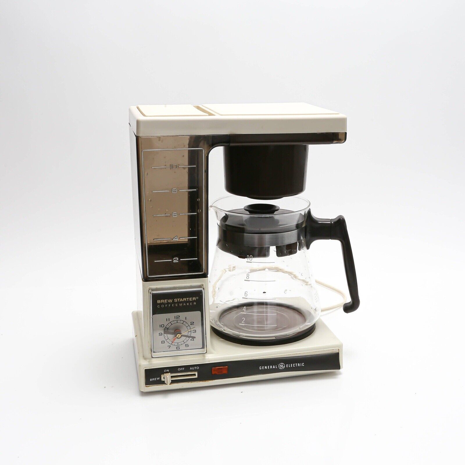 Vintage General Electric Brew Starter 10 Cup AutoDrip Coffee Maker Works