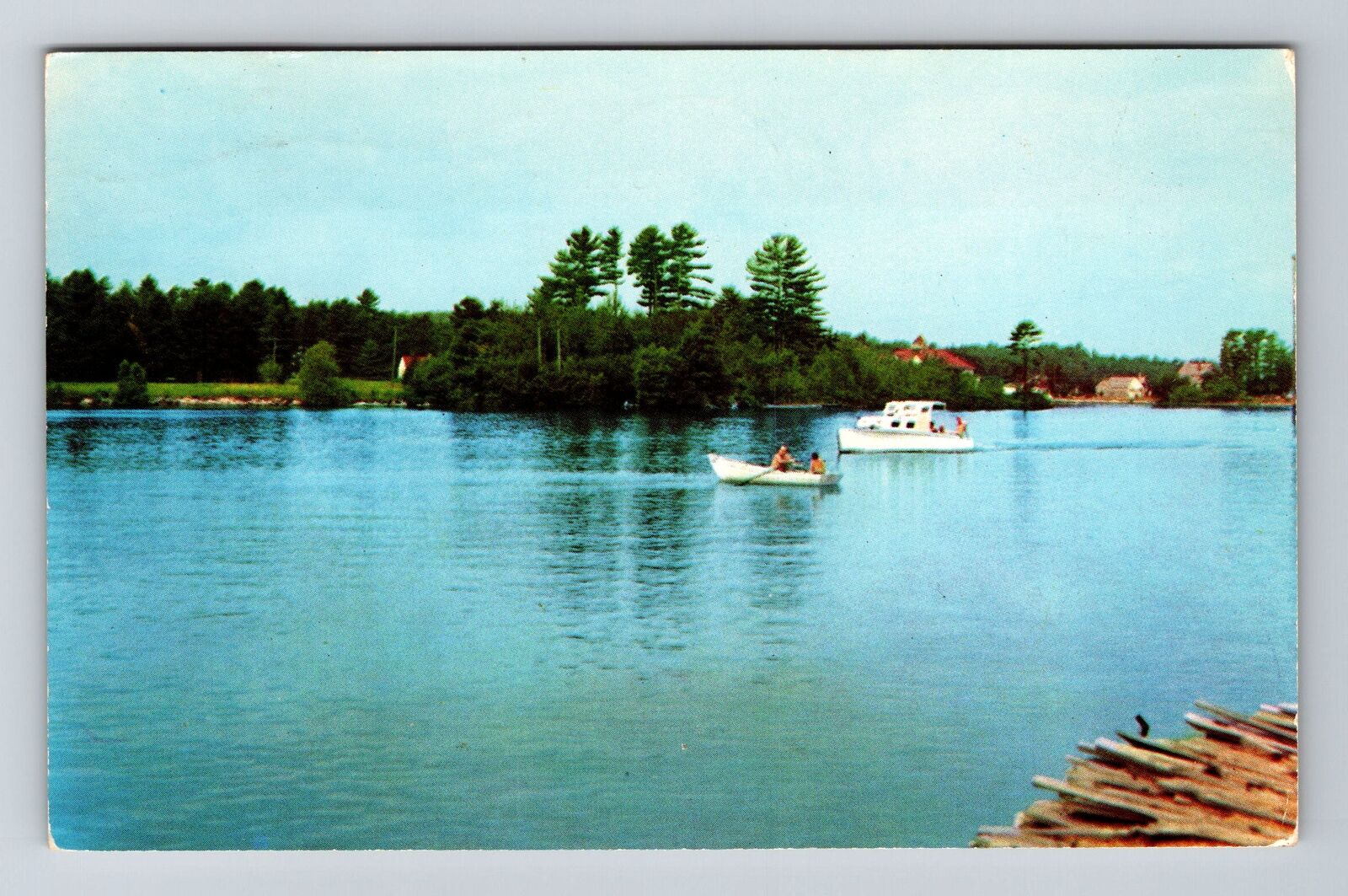 Naples ME-Maine, Brandy Pond, Scenic View, Vintage Postcard