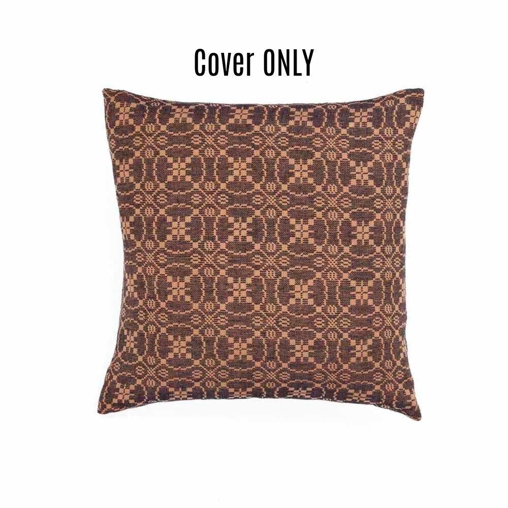 New Primitive Coverlet BLACK LOVERS KNOT PILLOW COVER No Insert 18\
