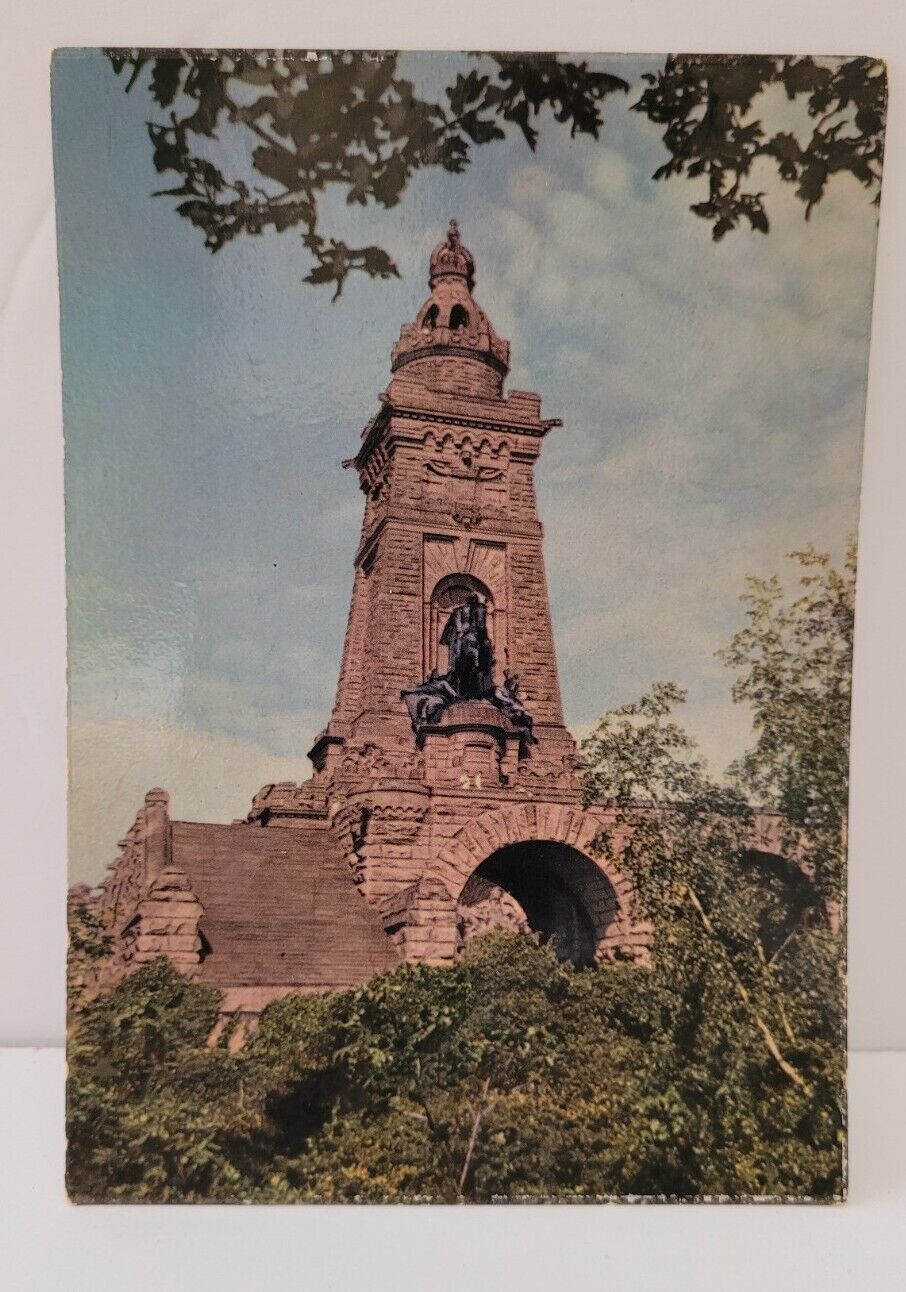 Vintage Used Postcard Kyffhäuser-Denkmal monument Kaiser Wilhelm I- Real Photo 
