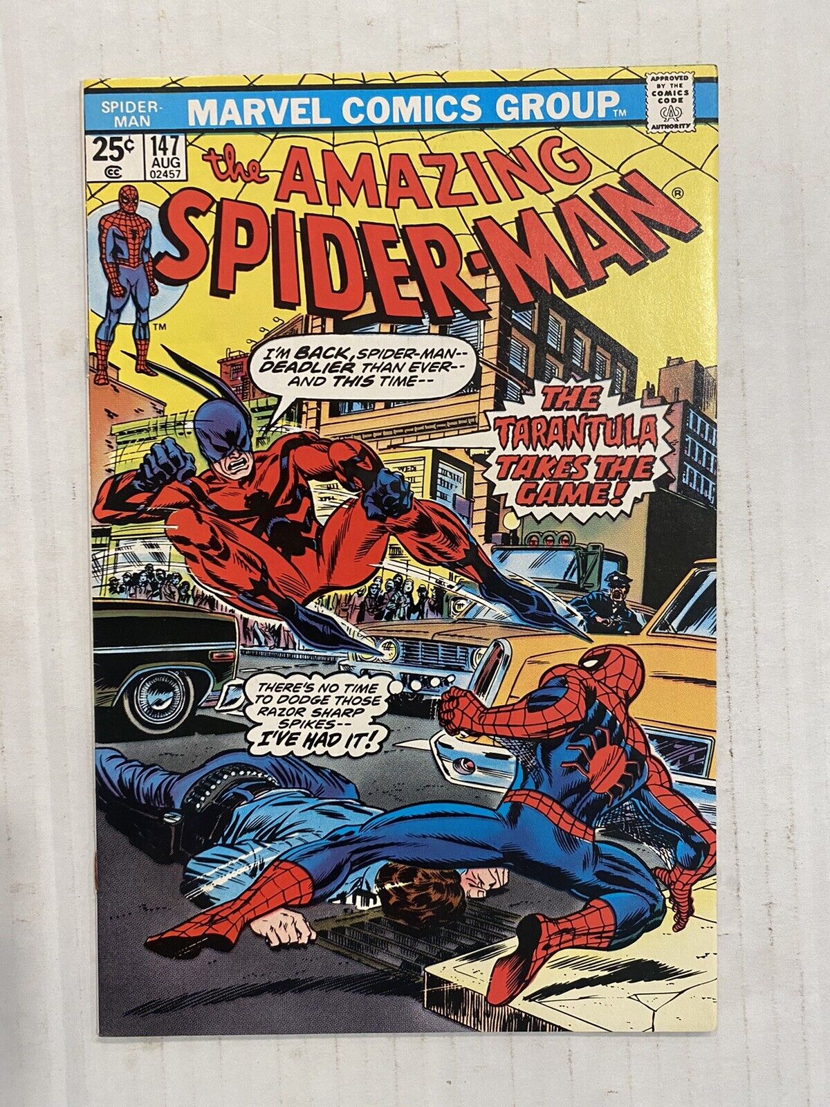 Amazing Spider-Man 147 Marvel  (1975) 2nd App.  Tarantula : MVS Intact : Jackal