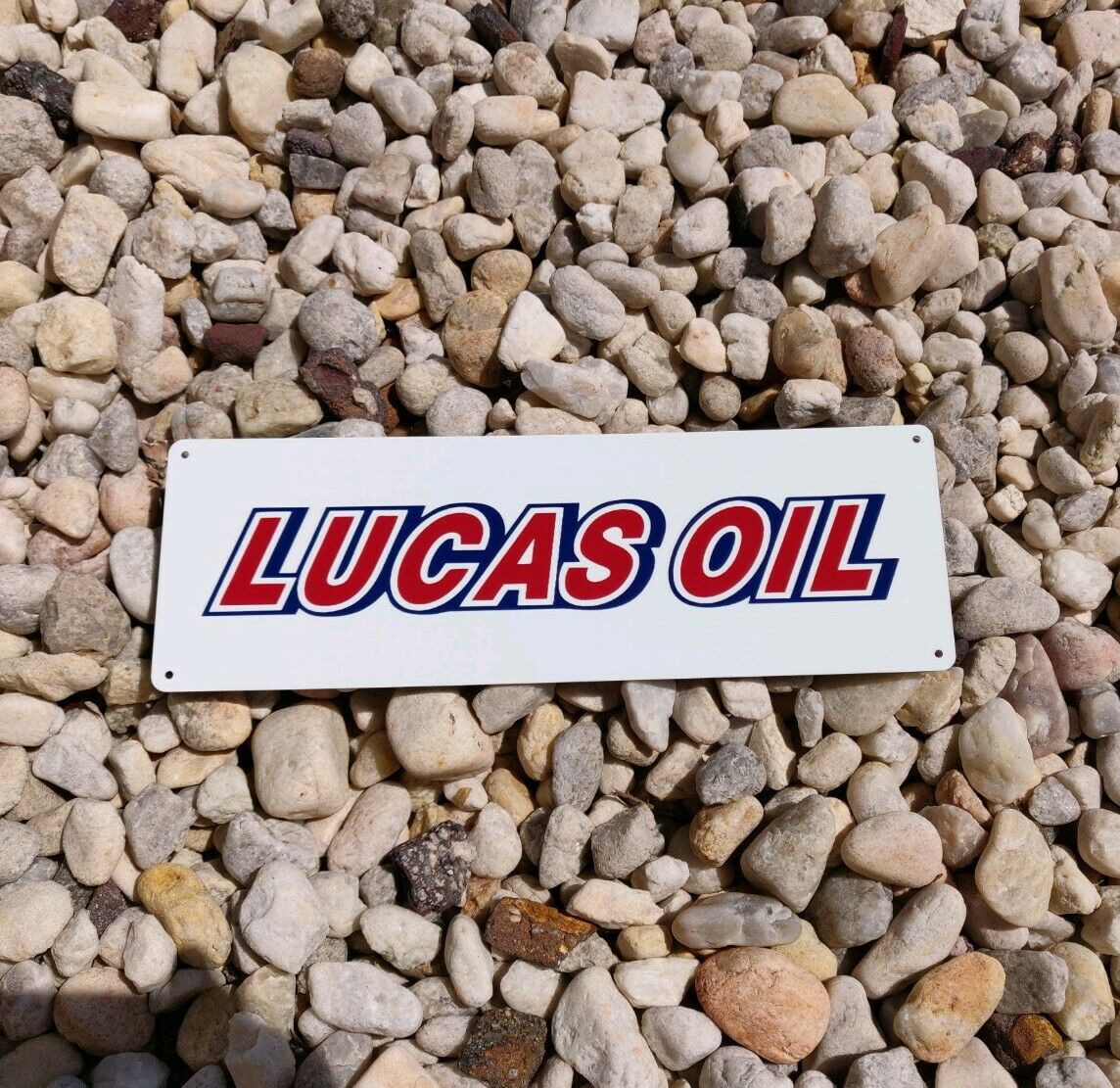 Lucas Oil Gas Garage Shop Man Cave Dealer Service METAL SIGN 4x12 50199