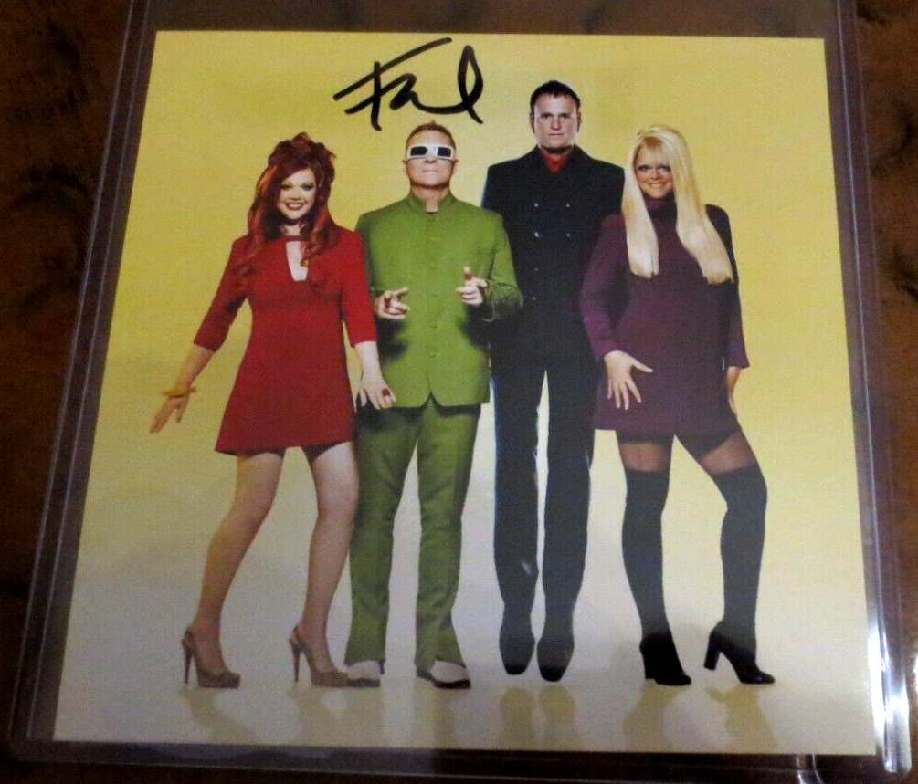 Fred Schneider singer founder B-52\'s signed autographed photo Sprechgesang