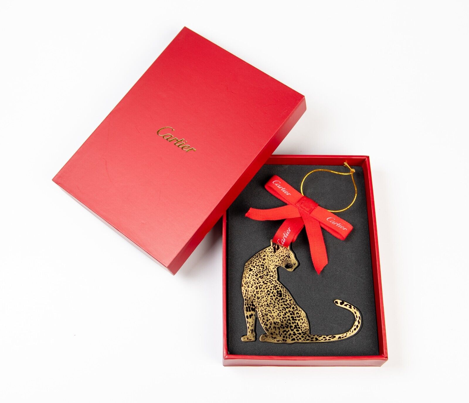 Cartier Leopard Panther Christmas Tree Metal Ornament