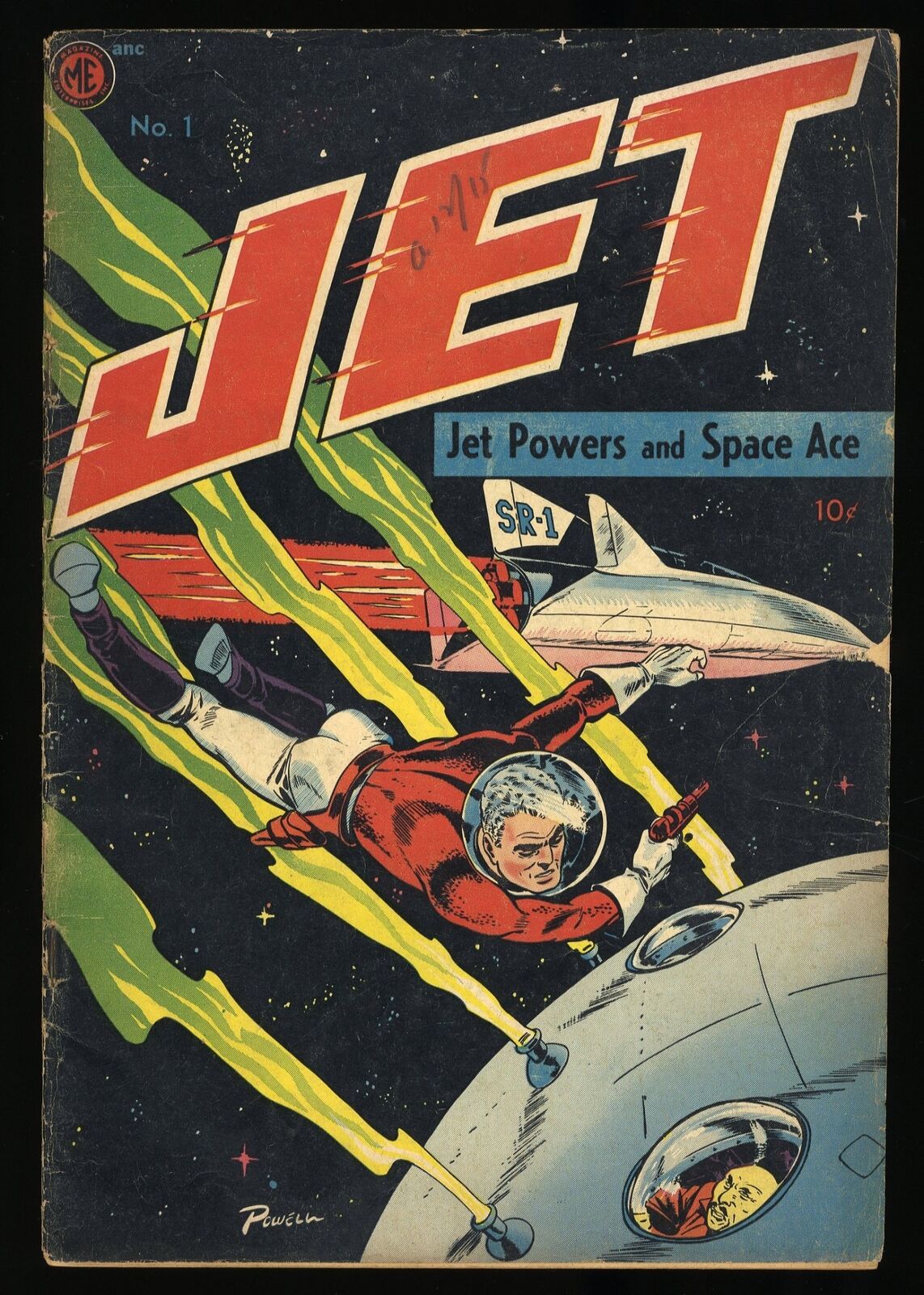 Jet Powers (1950) #1 GD/VG 3.0 Cover Art by Bob Powell Space Ace