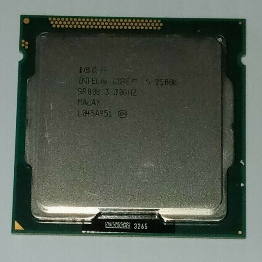 Intel Core i5-2500K CPU Quad Core 4-Thread 3.3GHz 6M SR008 LGA 1155 Processor