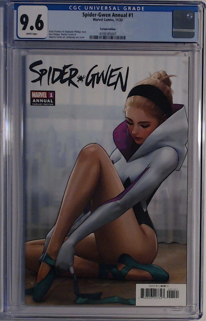 Spider-Gwen Annual #1 (Marvel, 2023) Jeehyung Lee Cover, CGC 9.6