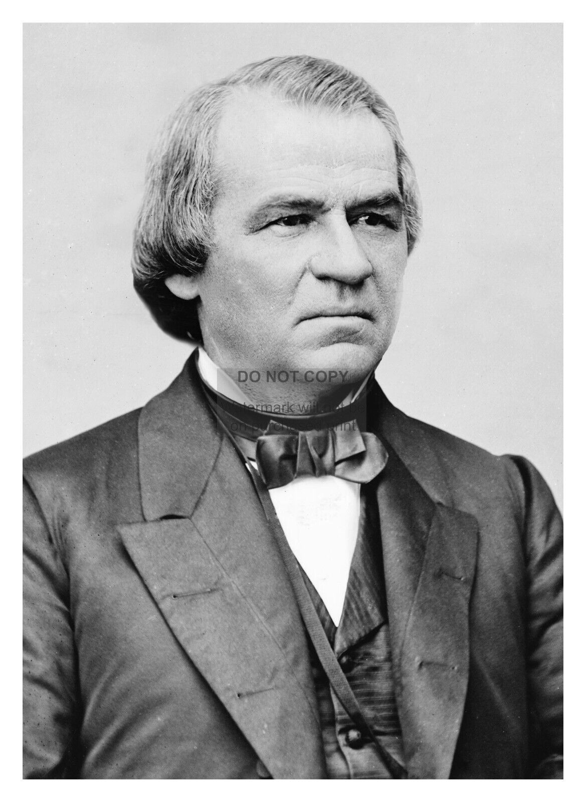ANDREW JOHNSON 17TH PRESIDENT OF THE UNITED STATES OF AMERICA 5X7 PHOTO REPRINT